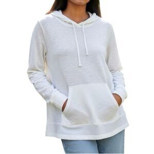 Weatherproof Vintage Women’s Slub Pullover Hoodie • size Medium
